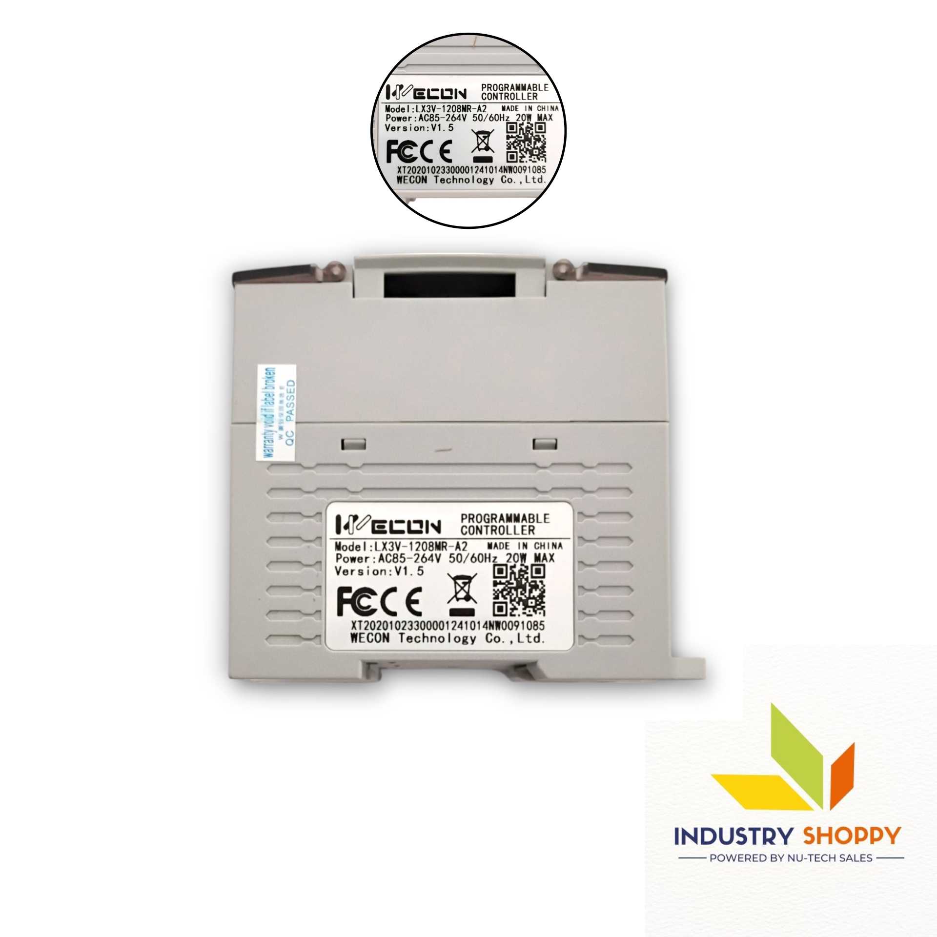 Wecon LX3V-1208MR PLC Module Wecon LX3V-1208MR PLC Module
